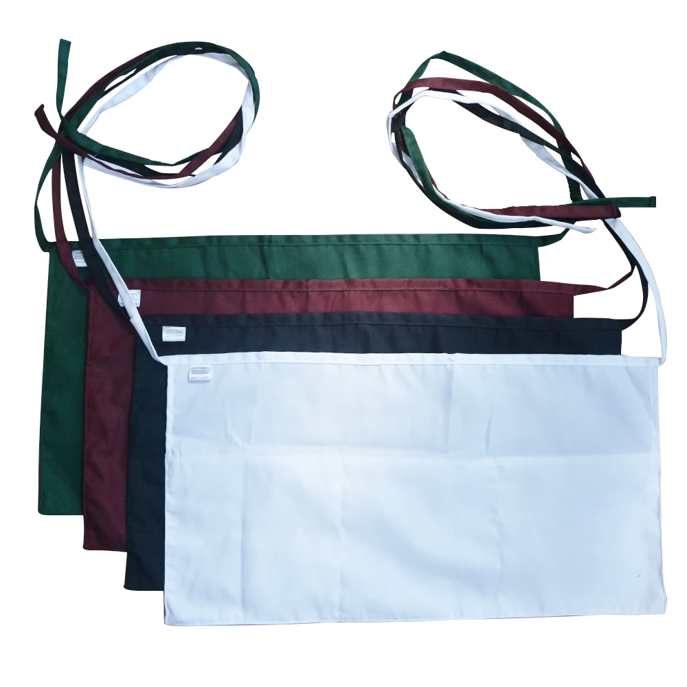  Fashion customize cotton bust apron waist of high grade with two pocket design for barber or coffee