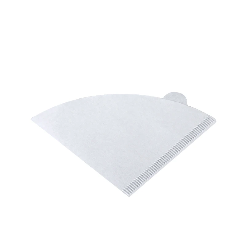 Custom 100 sheets/bag filter cup 02 coffee paper for drip filter cup with raw wood pulp coffee filter paper