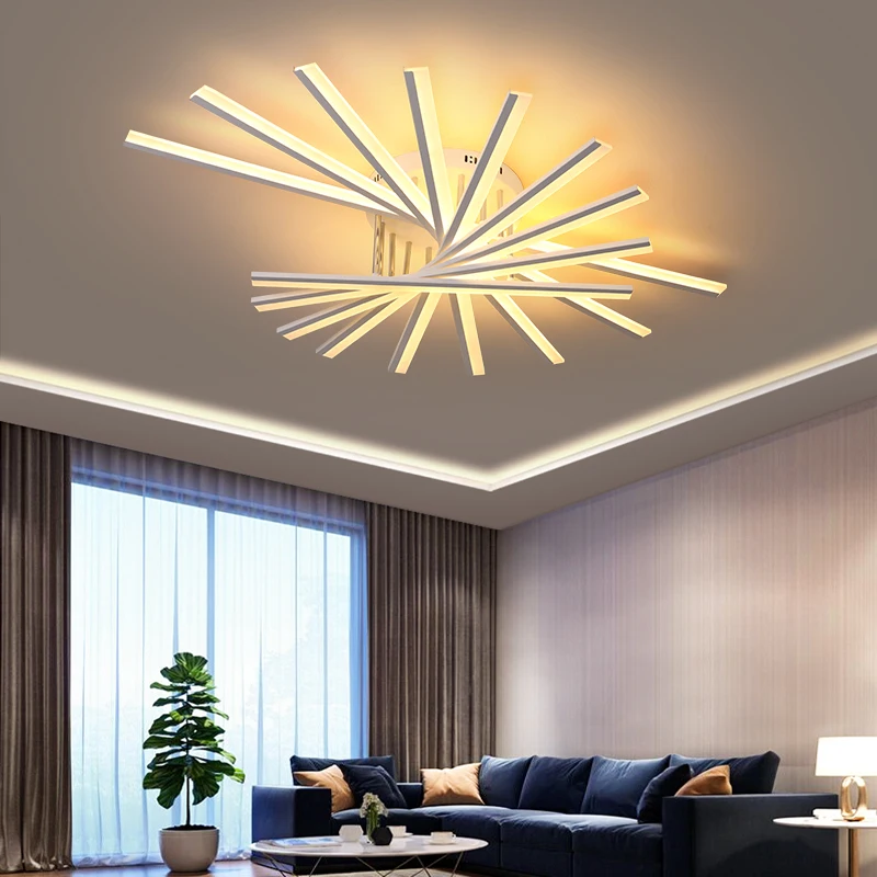 2024 Modern Simple Unique Creative Design Overhead Lighting Living Room Hotel Lamp Bedroom Chandelier Home Decoration