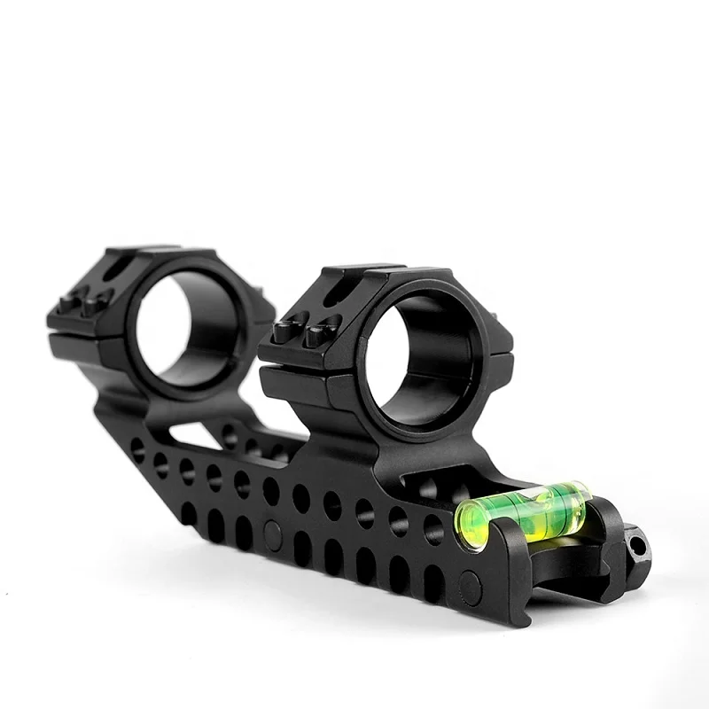 Tactical 25.4/30mm 1-piece Riflescope Mount with Air Bubble Level