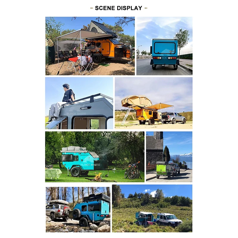 China supplier buy camping trailer mini campervan camper offroad