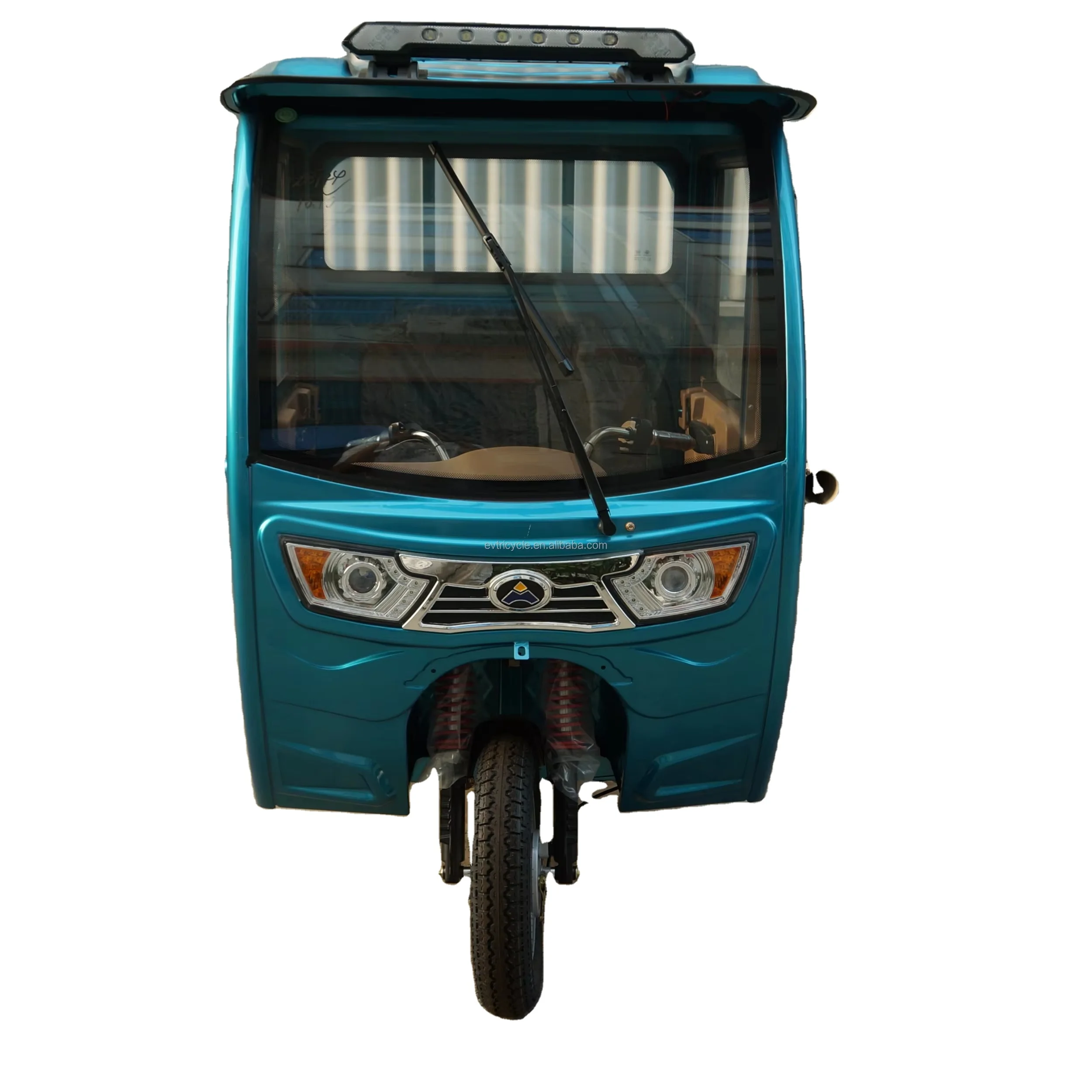 Heavy-Duty Electric Cargo Tricycle for farm delivery 3 wheeled express closed cabin cargo with long range