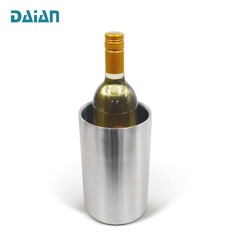 Amazon Top Seller  Double-Wall Stainless Steel Insulated Ice Bucket  for Home Bar, Chilling Beer, Champagne and Wine