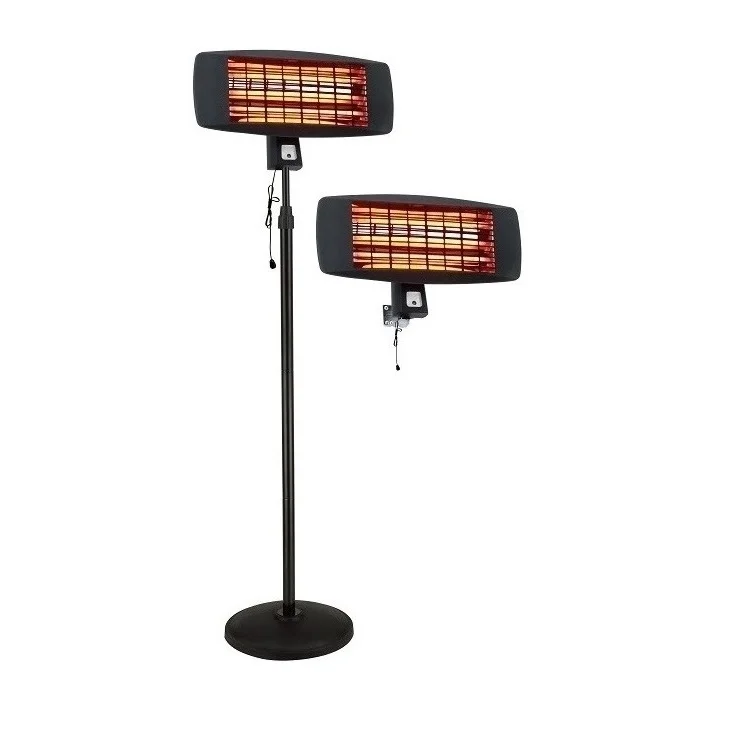 Factory Direct Waterproof Remote Control Standing Infrared Room Heater Electric Quartz Heater