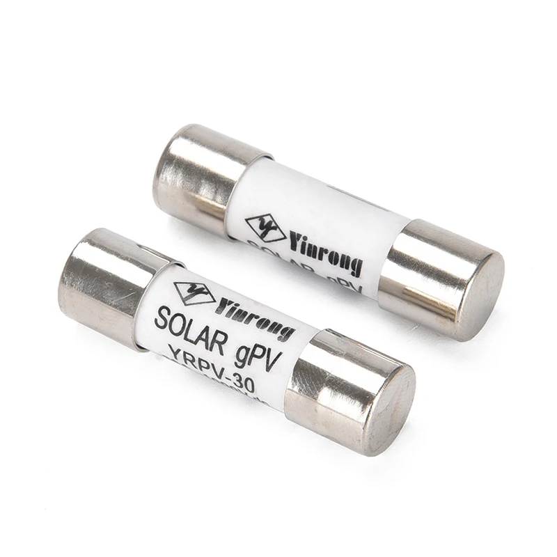  1000V DC solar Cylindrical PV Fuses E 9F gPV 8A/10A/12A/15A/16A/20A/25A/30A (CE