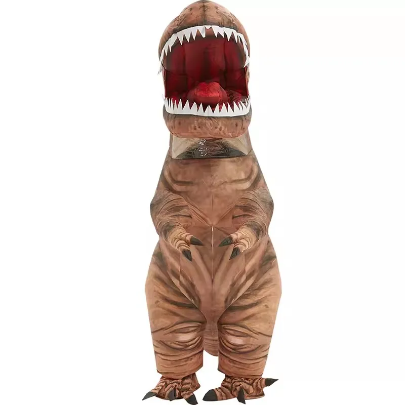Halloween Disfraz De Dinosaurio Inflable T-rex Mascot Dino Costume Trex Blow Up Suit Inflatable T Rex Dinosaur Costume For Adult