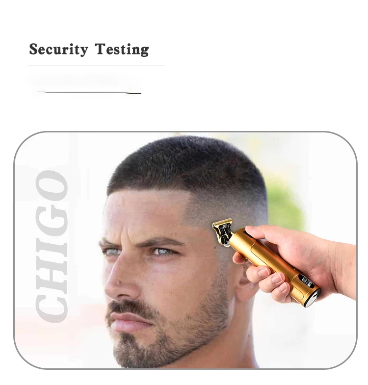 Professional Mens Hair Clippers Cordless Rechargeable Hair Trimmer Professional Hair cut Machine