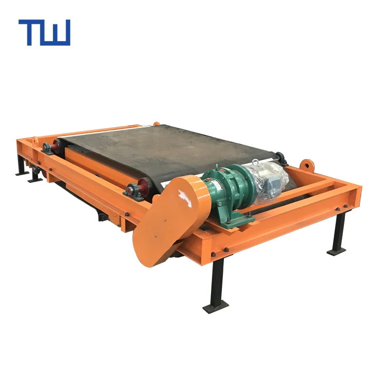 Industrial Mining Roll Self Cleaning Belt Permanent Magnetic Separator