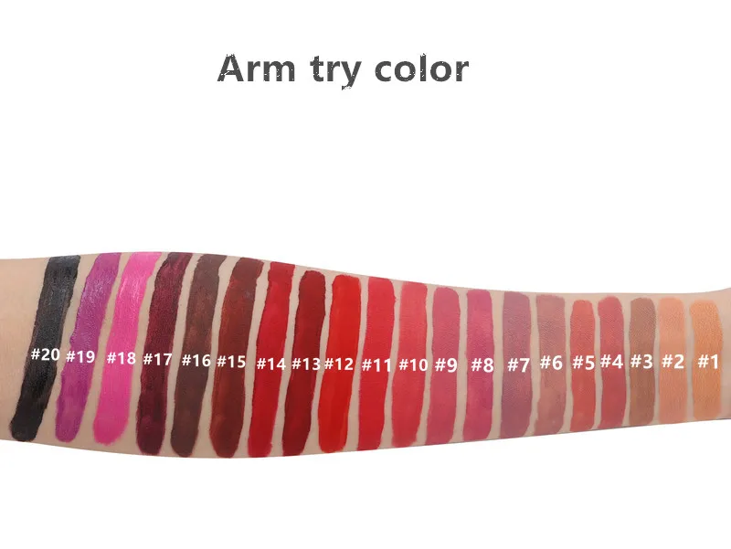 Custom Logo Matte Lip Glaze Liquid Lipstick Multi-colored Lip Gloss Moisturizing Waterproof Long Lasting Lip Glaze