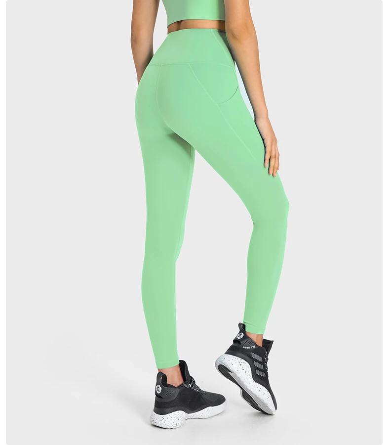 Wholesale 20% lycra spandex anti bacterial yoga pants plus size women gym butt lift leggings with pocket