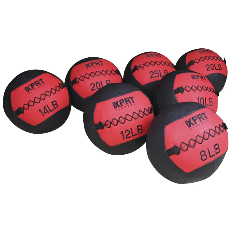 Sports Gym Fitness Soft Weighted Hand Weighted  PU Leather Exercise Wall Ball Medicine Ball