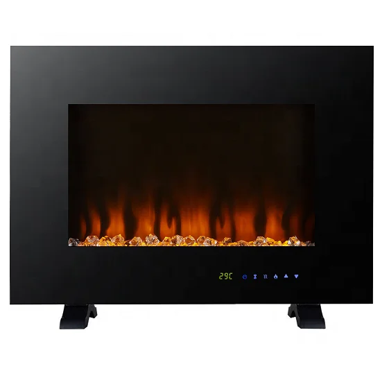 22 дюйма с 12 цветным пламенем и подсветкой, настенный и Автономный электрический каминный обогреватель