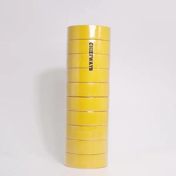 PVC tape insulating adhesive yellow Tape Electrical Tape 10m