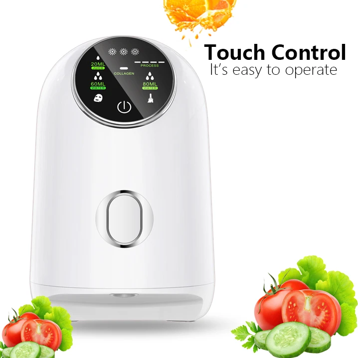  New Arrival Hot Selling Natural Collagen Smart Facial Mask Maker Fruit Making Machine Neck And