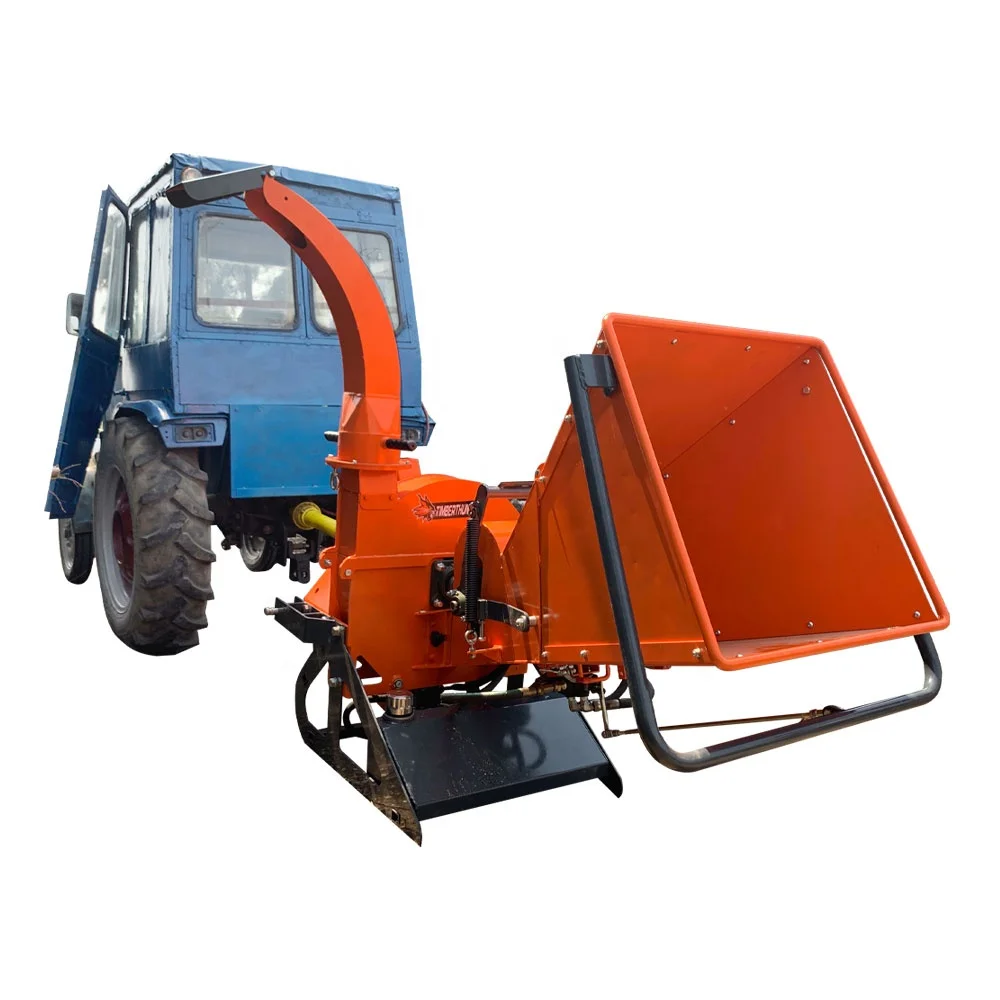 hydraulic pto wood crusher , cheap wood chipper shredder for branches