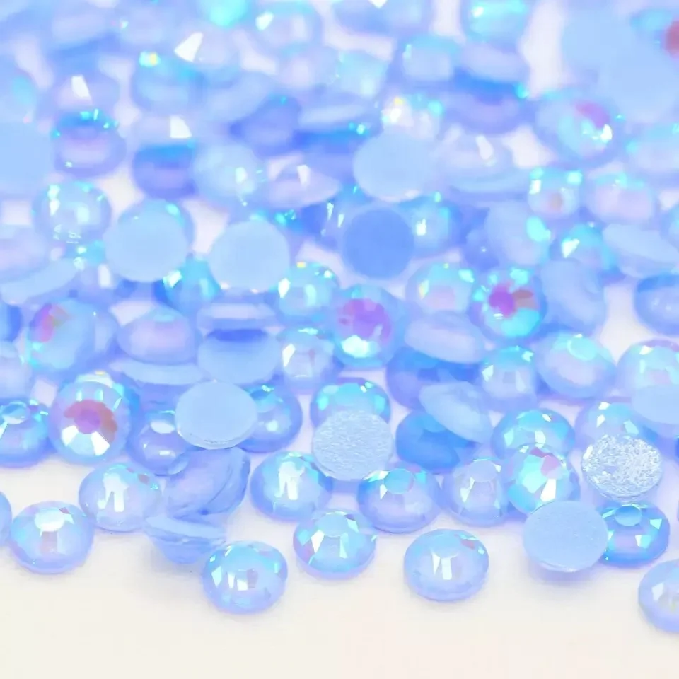 Factory 2028 Flatback Nail Art Neon AB Noctilucent Rhinestones for Christmas Evening Dress