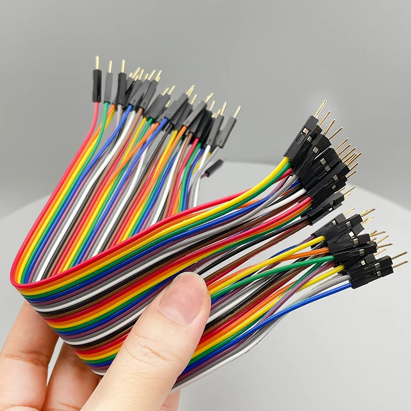 20 cm 40 pin jumper wire automotive wiring harness kit dupont cable male to male breadboard dupont jumper wire