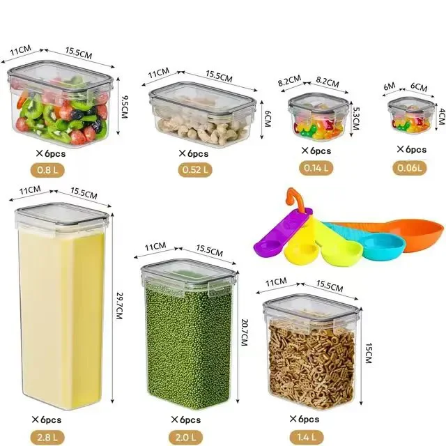 42 шт. контейнер для хранения сухих продуктов