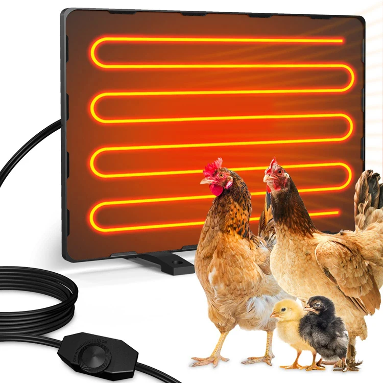 Hot Sale Chicken Coop Heater 140 Watts Radiant Energy Heating Wire Chickens Heater  Poultry Electric Chicken Brooder Heater