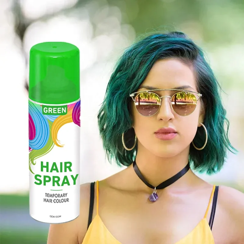 120ml wholesale washable Halloween fully red hair color spray