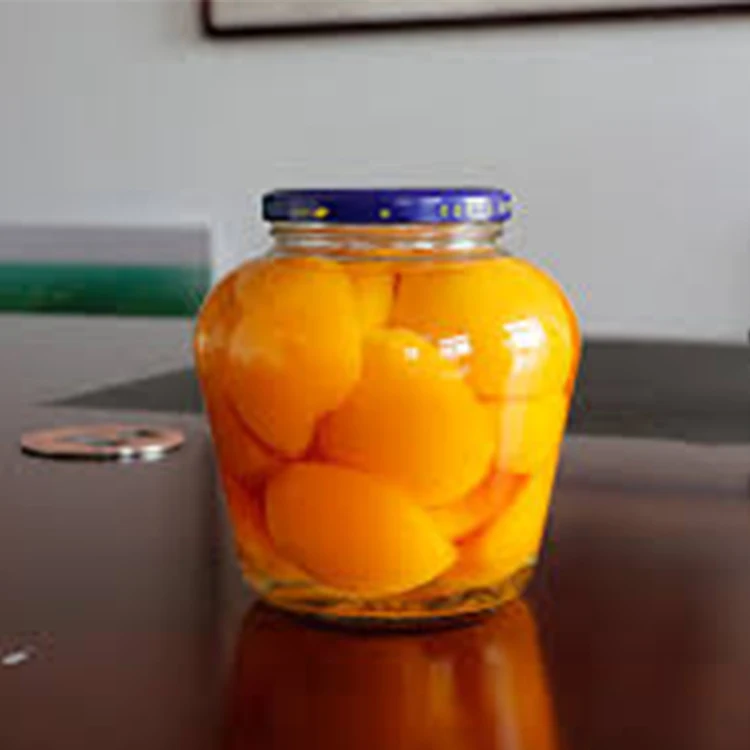 
canned yellow peach half in syrup 820g 