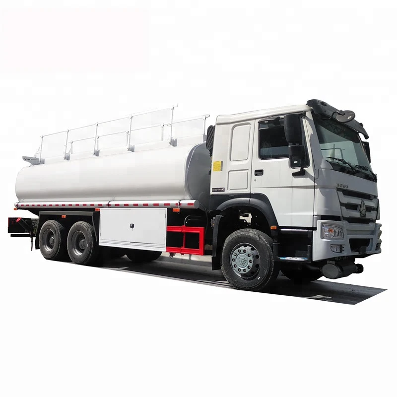 12000L 15000L 6x2 Liquid alkali transporter tank truck oil bowser diesel tanker truck for sale