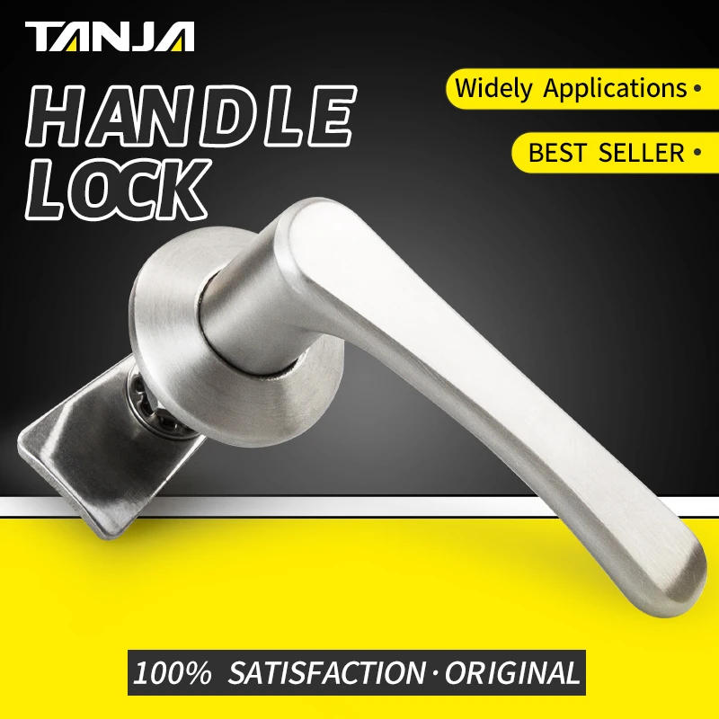 Stainless Steel Industrial Metal Cabinet Door Latch T Handle Lock For Distribution Boxes Compression Latch Modern Panel Locks