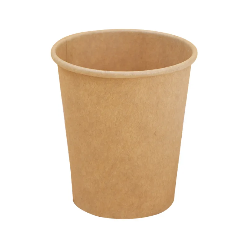 Custom Design Made Manufacturer Compostable 8Oz Single Wall Coffee Coke Paper Cup