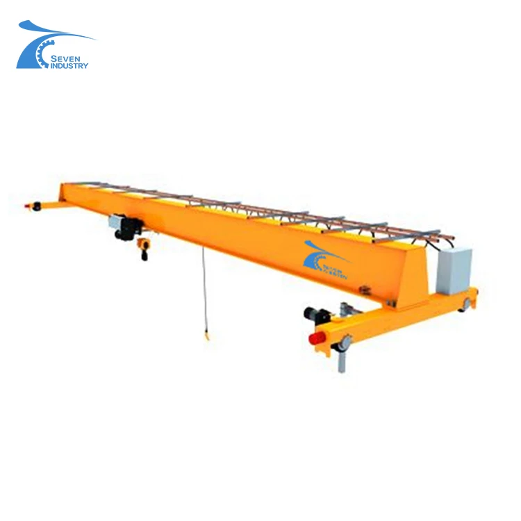 narrow space aisle low height mini single girder remote control overhead crane bridge crane for sale