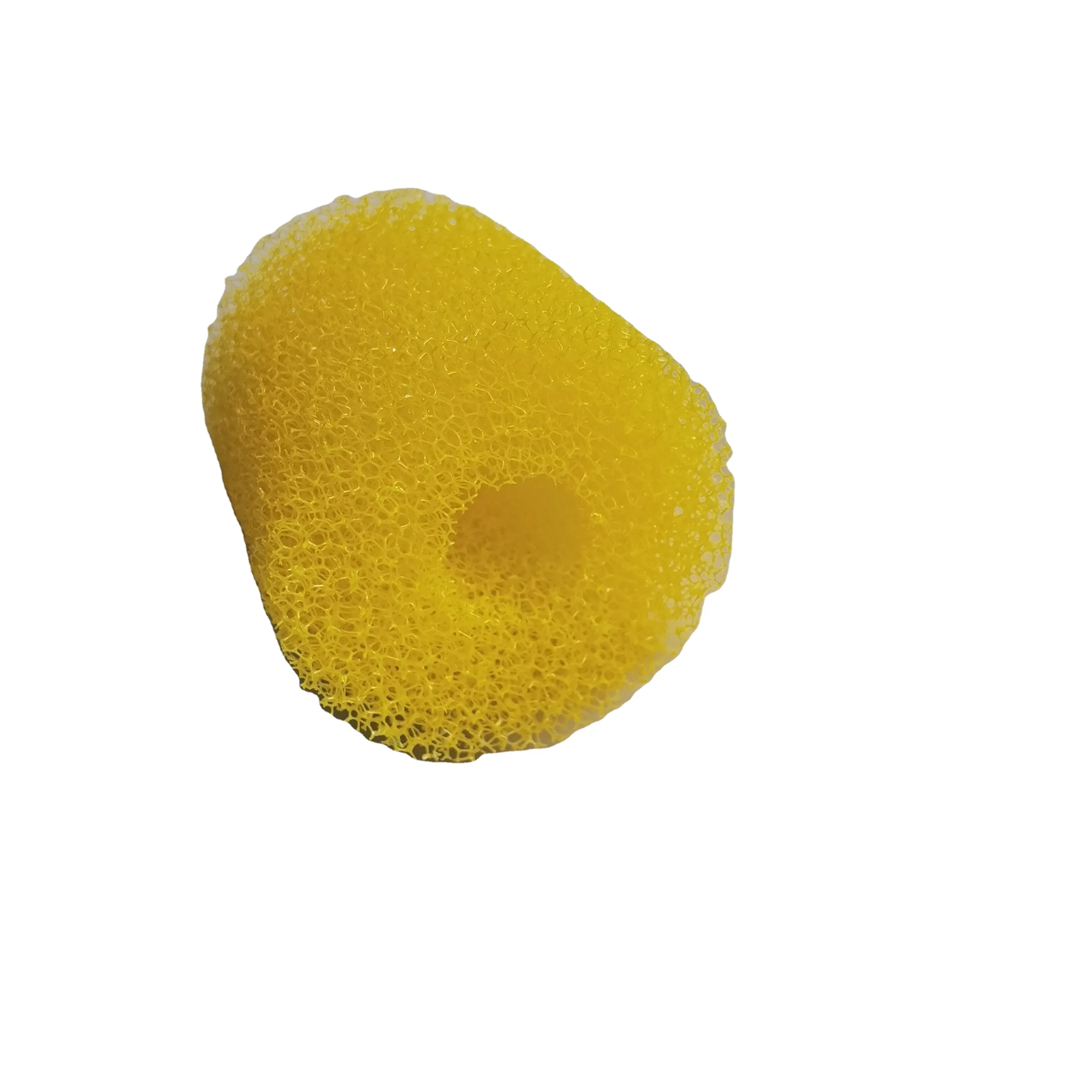 Губка для фильтра для аквариума с желтыми рыбками