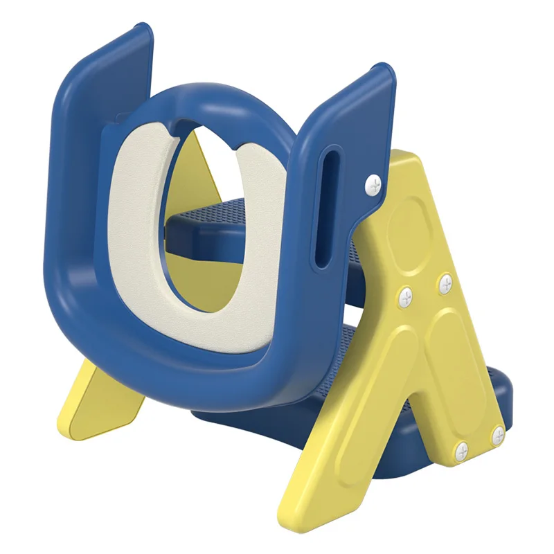 New Release Wholesale Baby Potty Seat Foldable Baby Potty Trainer Soft Seat With Step Stool Ladder