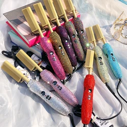 500 degrees High Heat hot pressing comb professional hot salon tools hot comb electric portable hot comb