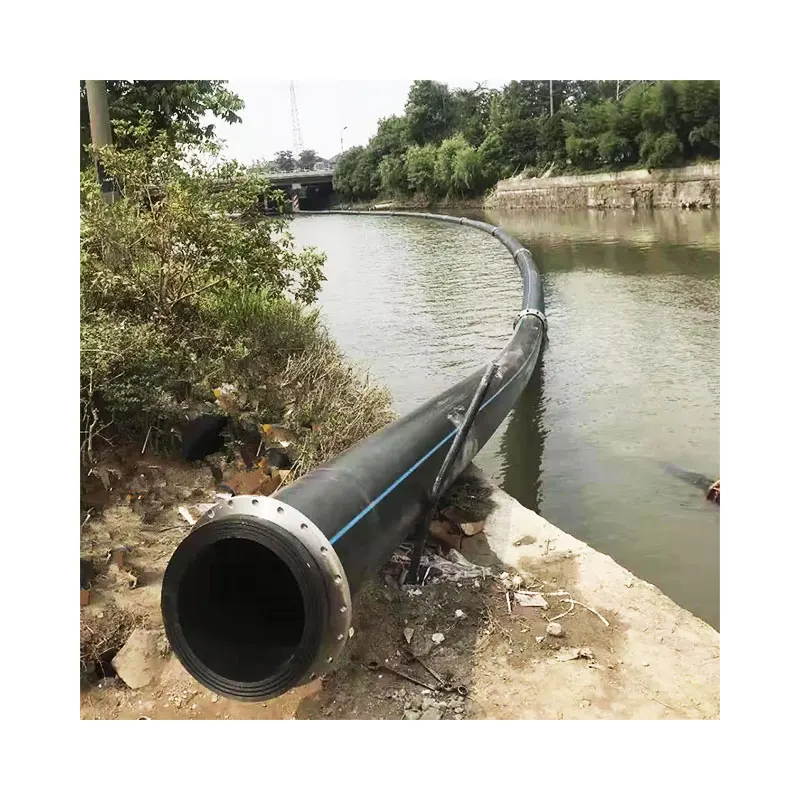 high wear resistant HDPE floating water mud sand dredging pipe mine suction pipe sewerage drainage for river dredge project