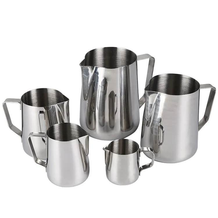 Thickened  Stainless steel garland cup coffee milk foam cup milk cup