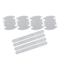 Charms Decoration Rhinestone Car Bowl Protection Scratch Protector Bling Car Reflective Handle Door Bowl Guard Sticker