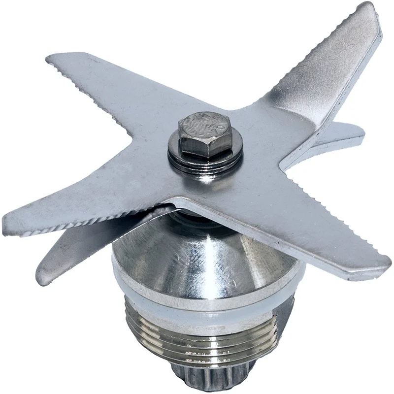 Сменный смеситель из нержавеющей стали с 6 ножами и влажным лезвием совместимый витамином 5200 контейнером 64 унции 32 ножей