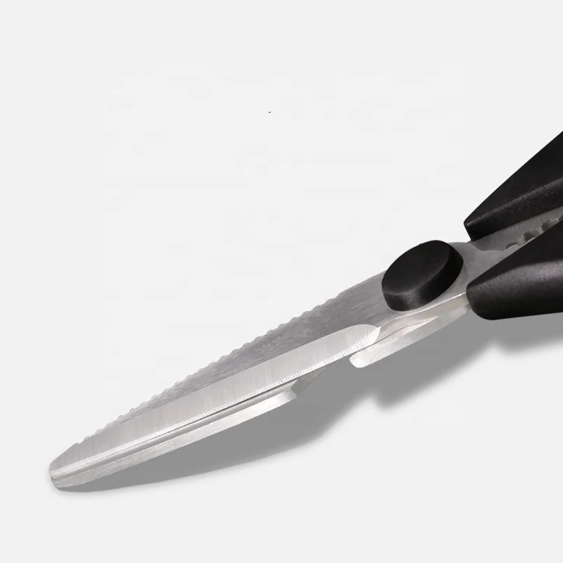 
Amazon Hot Heavy Duty Multi-Purpose Stainless Steel Kitchen Herbs Shears Meat Vegetable Chicken Bone Detachable Kitchen Scissors 