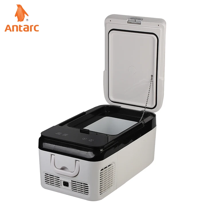Портативный автомобильный мини-холодильник с компрессором, 18 л