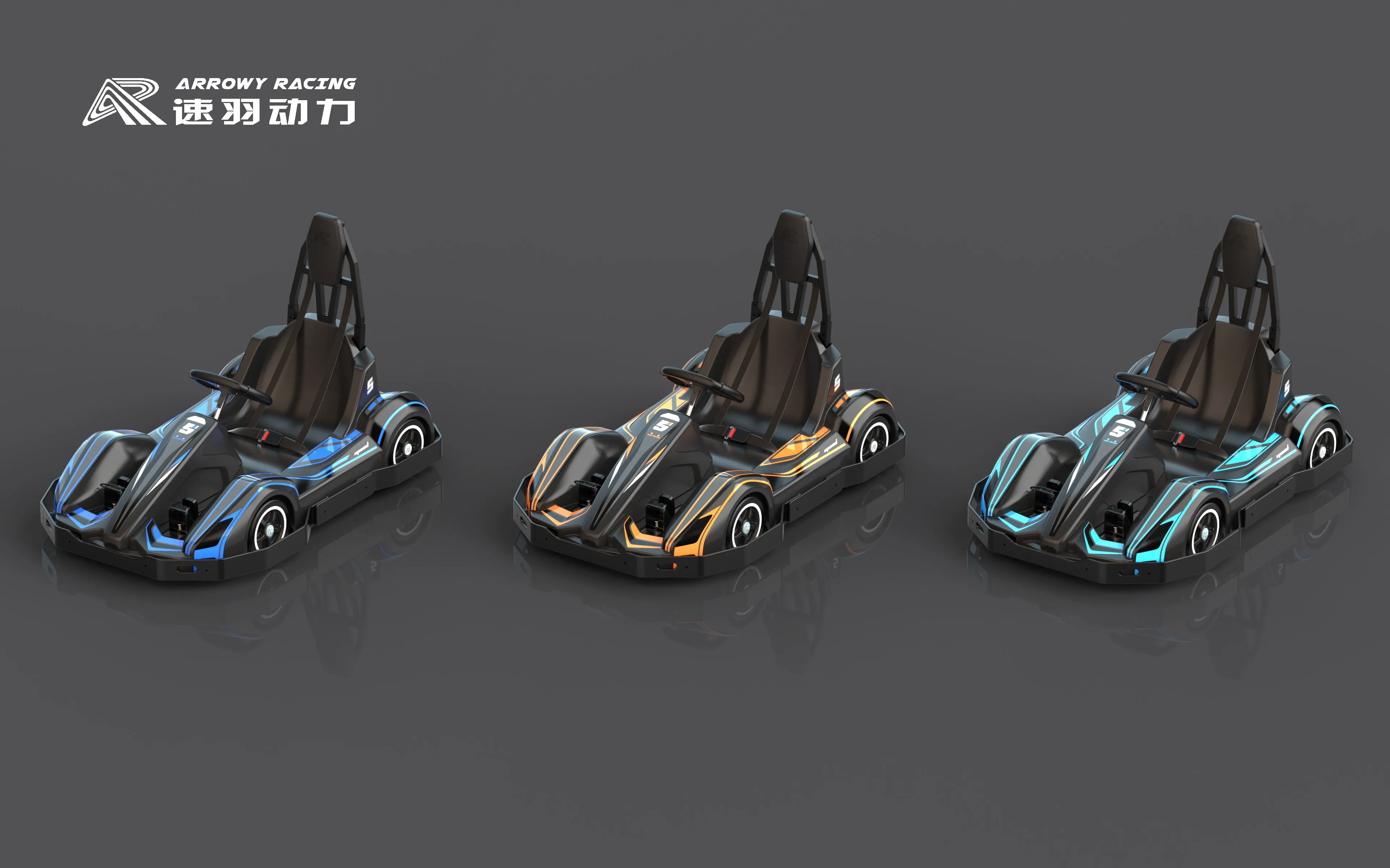 
High Precision Quality Go Karts For Kids Racing Go Kart Shopping Rear Wheel Hydraulic Brake 