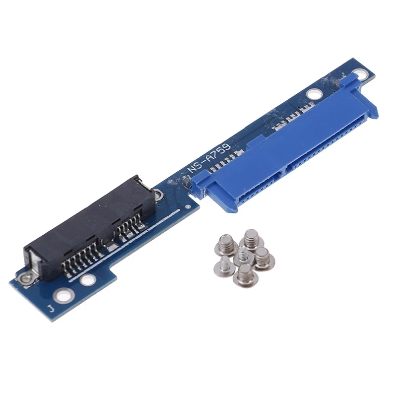 
Micro SATA 13 male to SATA 22 female adapter serial converter adapter for lenovo 330-15/320/320C/310/510/110 circuit board Blue 