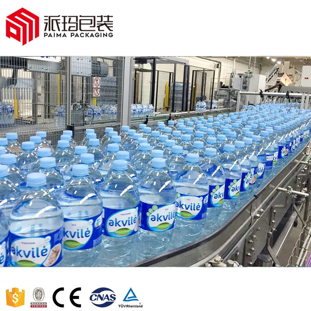 Full Automatic Complete PET Bottle Pure/ Mineral Water Filling Production Machine / Line / Equipment