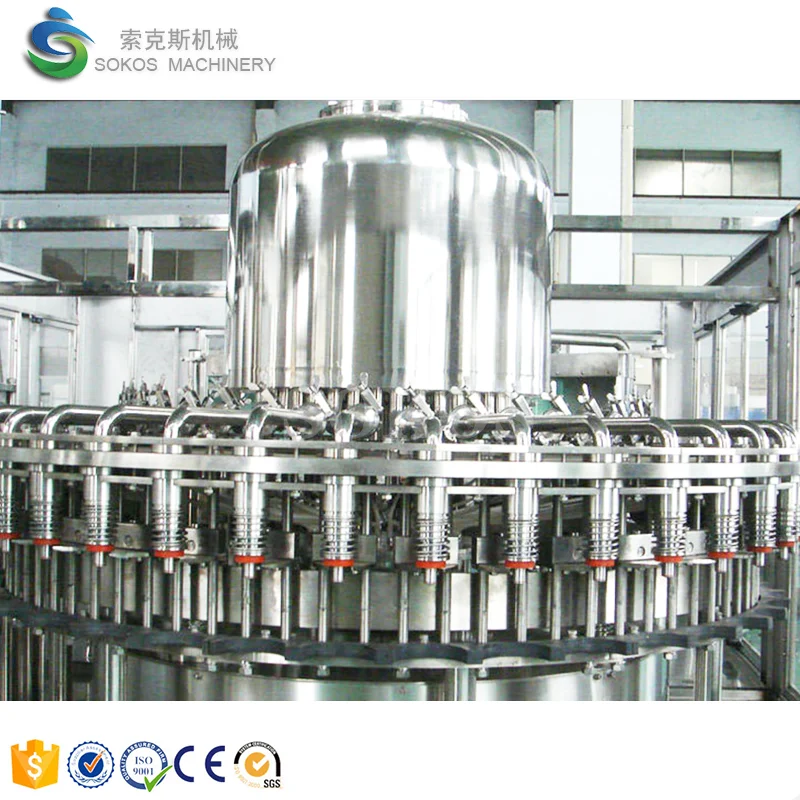 Washing Filling Capping Juice Filling Machine / Line / Unit for Plastic Bottle 3 in 1 Juice or Tea Round or Square