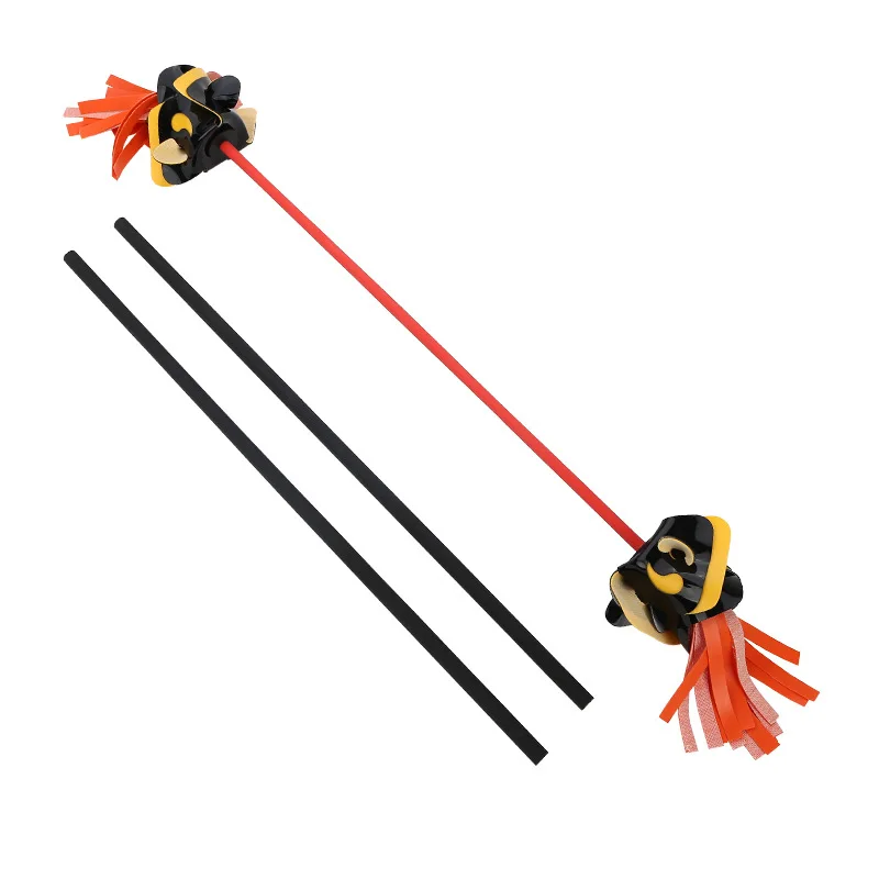Children juggling club flower stick Petal Flower Head Flower Stick Elderly Fitness  Acrobatics Props