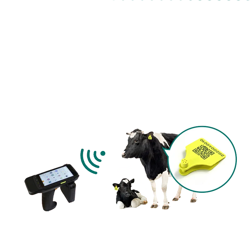 Portable Livestock Scanner rfid ear tag reader