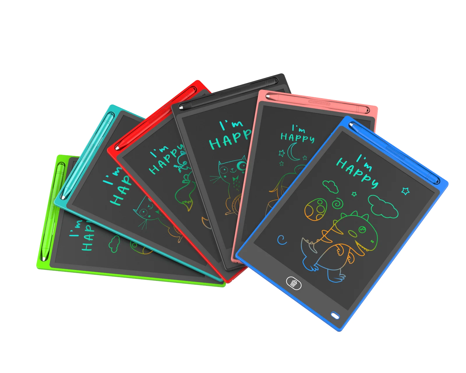 8.5/10/12/15/20 Inch Abs Ultra-Thin Lcd Digital Drawing Writing Graphic Sketch Pad Tablet