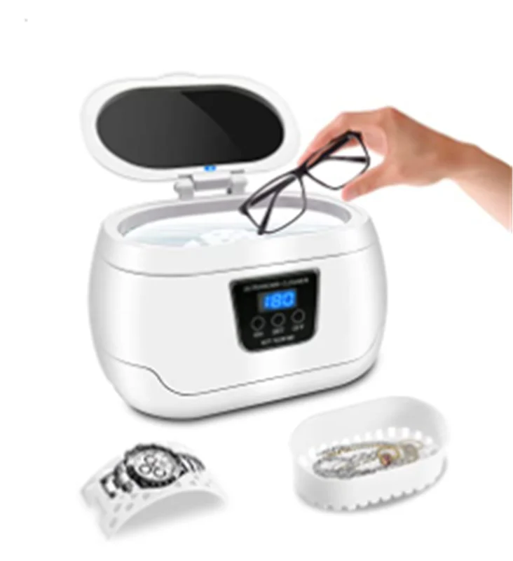 mini ultrasonic cleaner jewelry glasses circuit board cleaning machine intelligent control ultrasonic cleaner bath