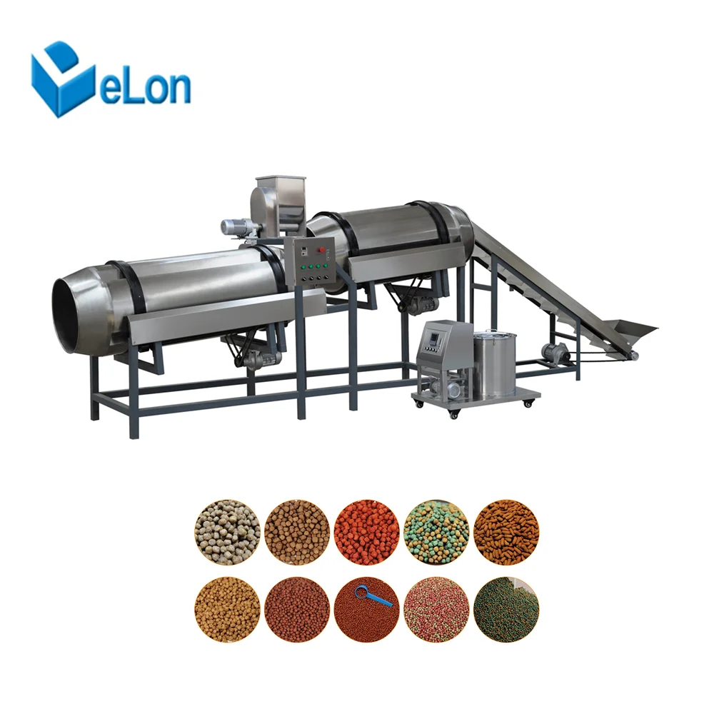 Farm use 1 ton per hour Fertilizer Industry mixer cutter pelletizer chicken food production animal feed pellet process line