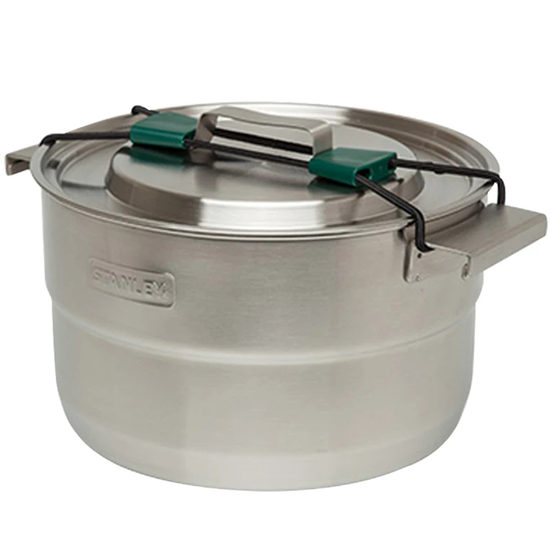  High quality 304 stainless steel cook utensil set adventure camp even-heat pro outdoor camping cookware stanley cooking tool