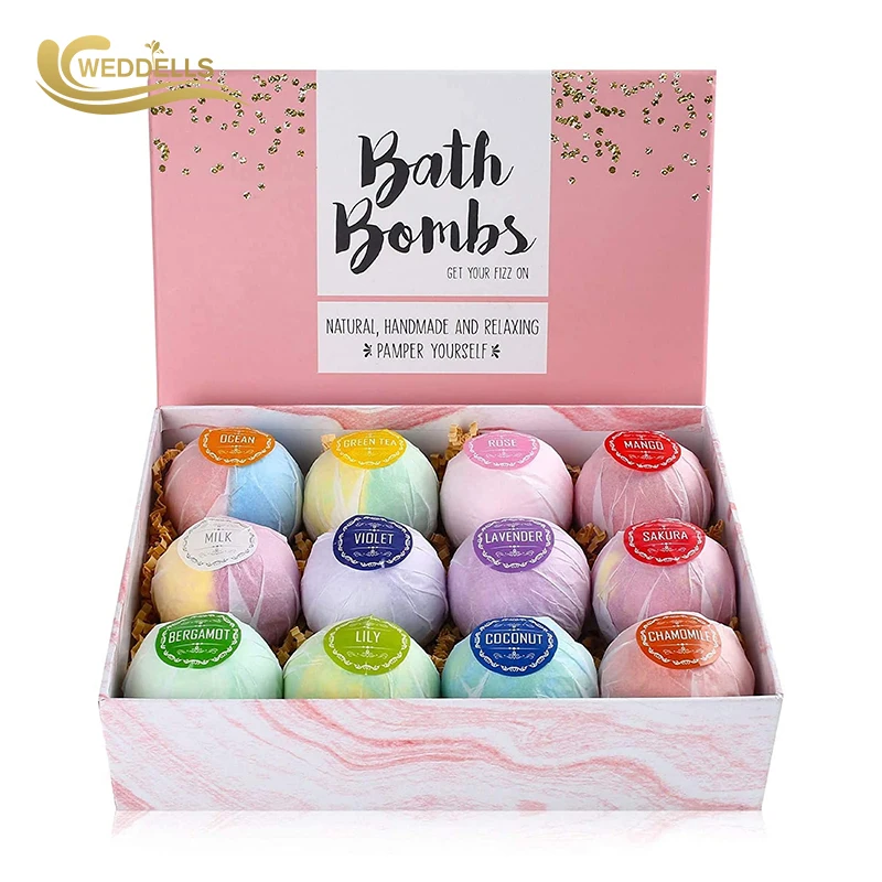Wholesale Fizzy Bubble Bath Bombs 12