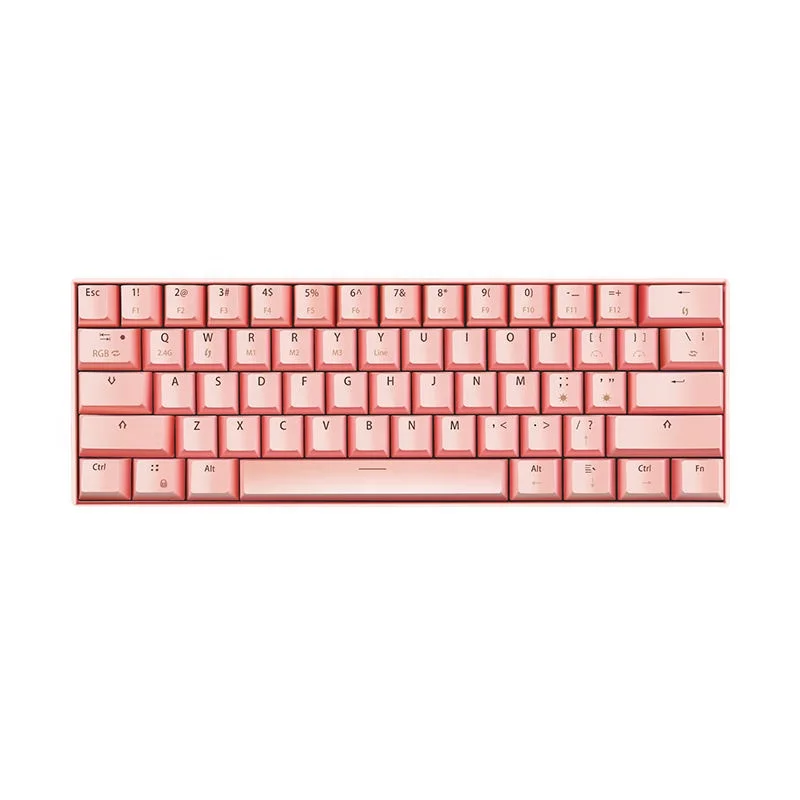 High Quality 61-Keys Wireless Gaming Mechanical Keyboard Compact Design Customize 1800mah Ergonomic design Keyboard